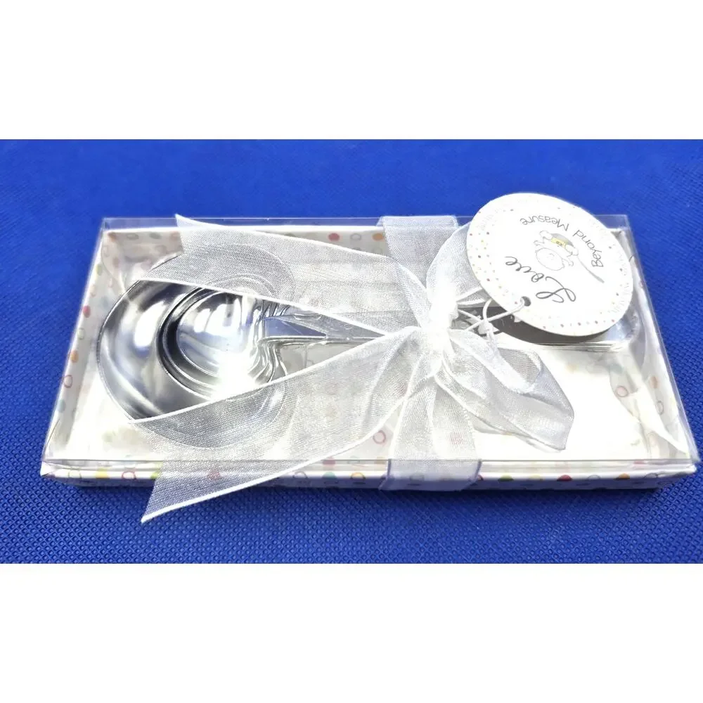 NEW Heart-Shaped 4-Piece Measuring Spoon Set Love Beyond Measure Kate Aspen